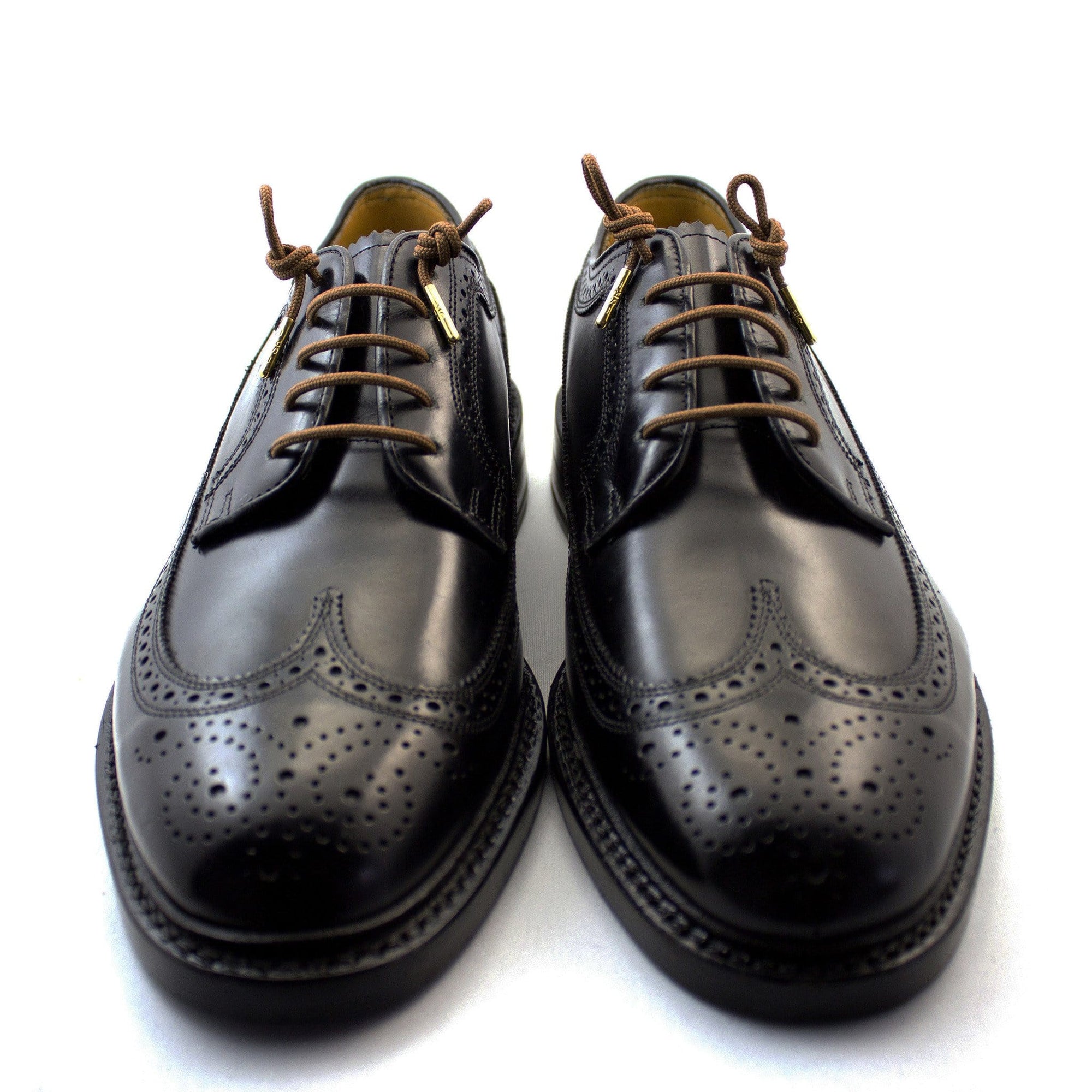 Brown laces for dress shoes, Length: 32"/81cm-Stolen Riches