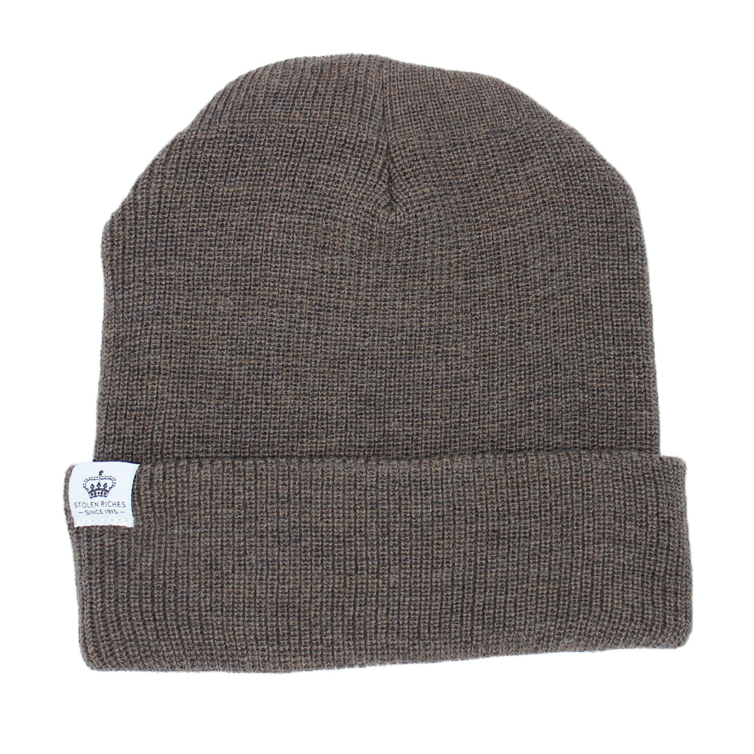Grizzly Brown - Merino Wool Beanie