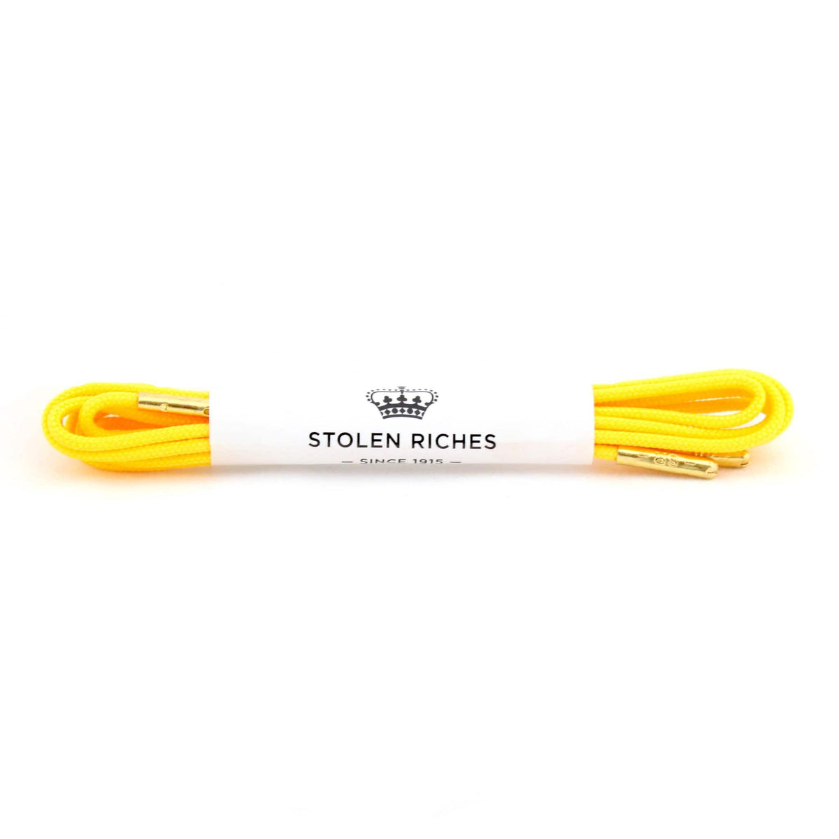 Yellow laces for dress shoes, Length: 32"/81cm-Stolen Riches