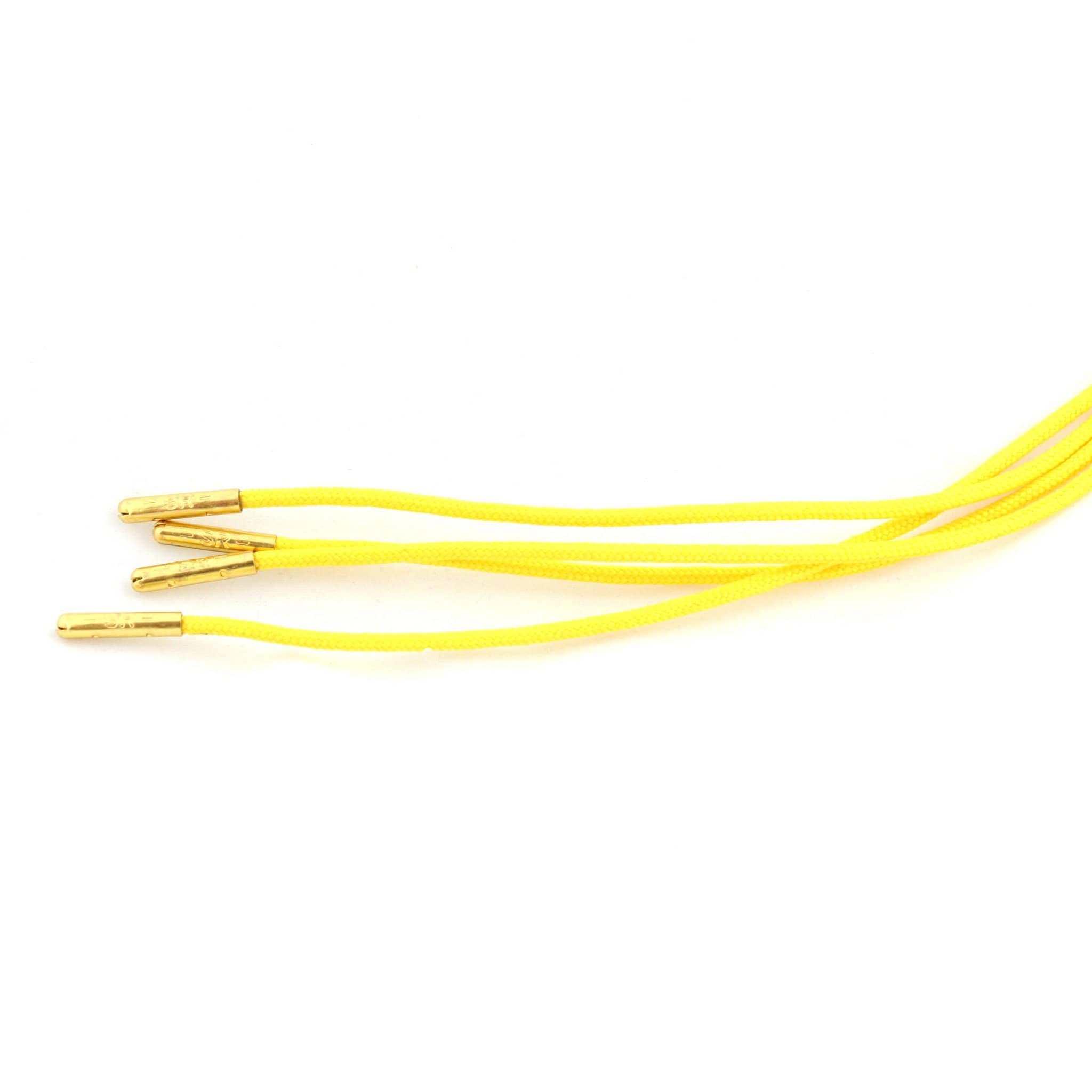 Yellow laces for dress shoes, Length: 32"/81cm-Stolen Riches