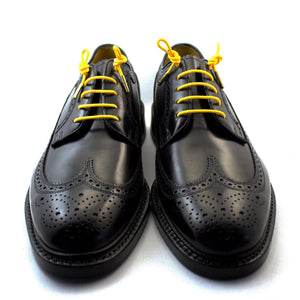 Yellow laces for dress shoes, Length: 32"/81cm-Stolen Riches
