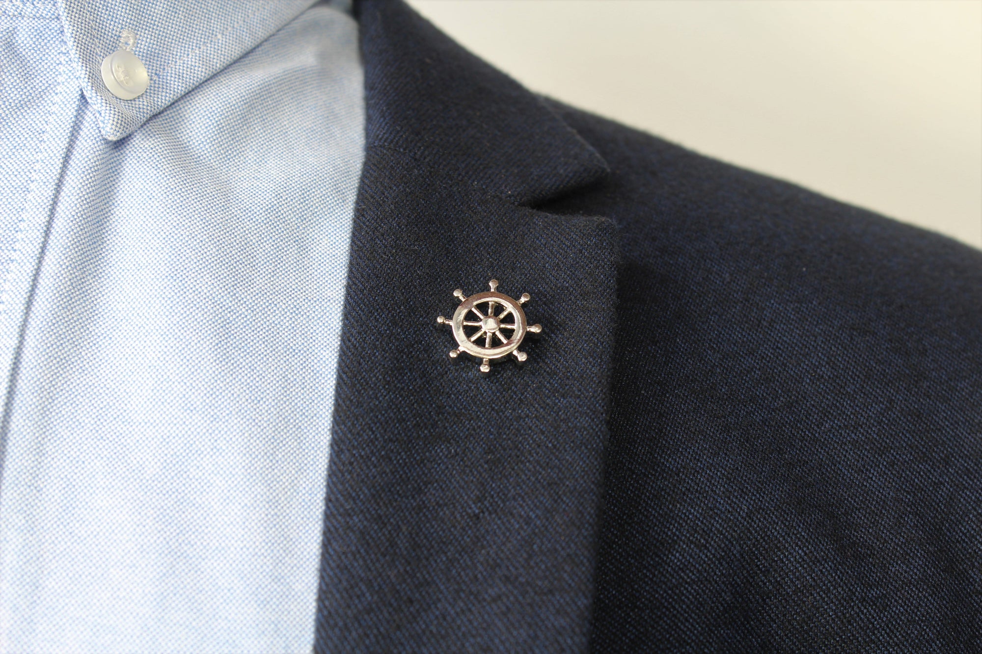 Captain Wheel Lapel Pin - Stolen Riches