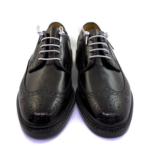 Light gray laces for dress shoes, Length: 27"/69cm-Stolen Riches