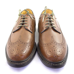 Olive green laces for dress shoes, Length: 32"/81cm-Stolen Riches