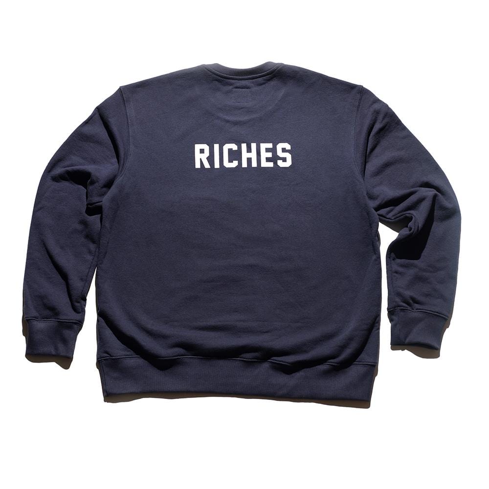 Navy Crew Neck - Logo