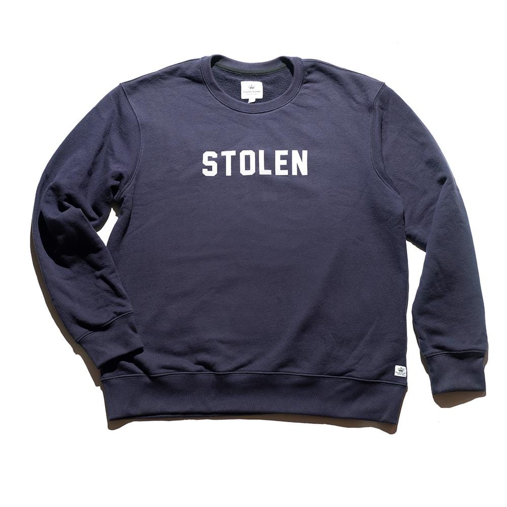 Navy Crew Neck - Logo