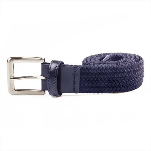 Navy - Woven Stretch Belt