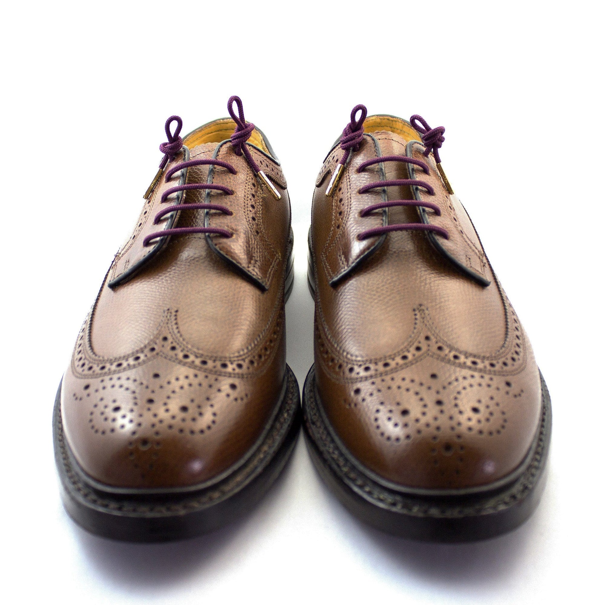 Maroon Color Dress Shoe Lace Shoe String Metal Tips Stolen Riches