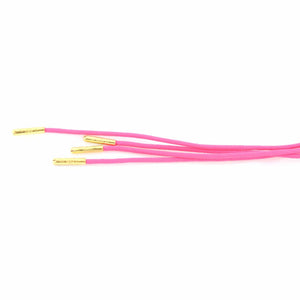 Neon pink laces for dress shoes, Length: 27"/69cm-Stolen Riches