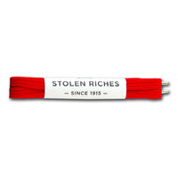 Bright red laces for sneakers (Length: 45"/114cm) - Stolen Riches