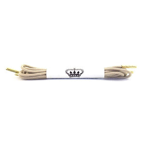 Beige laces for dress shoes, Length: 32"/81cm-Stolen Riches