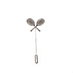 Tennis Racquets Lapel Pin - Stolen Riches