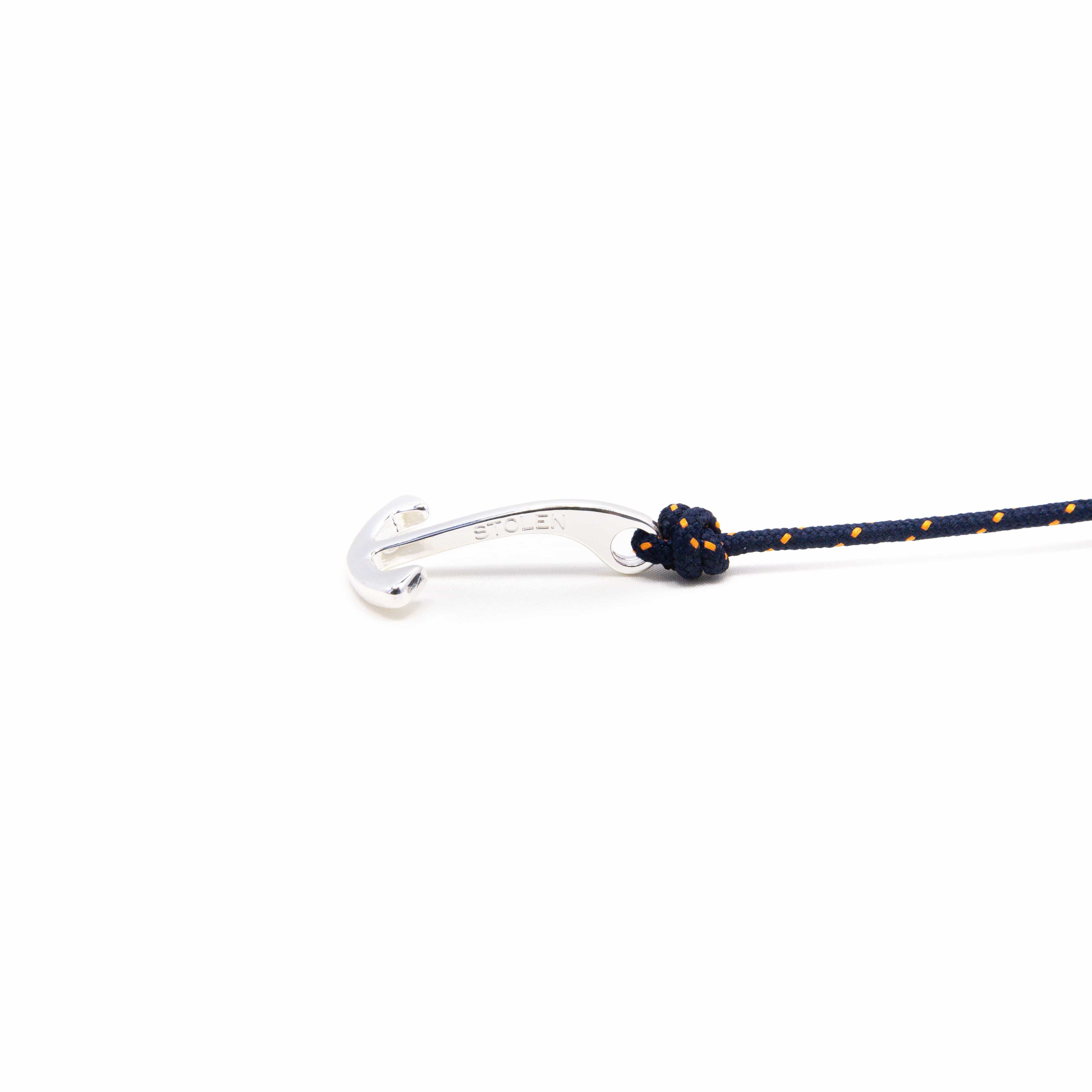 Adjustable anchor bracelet, silver-Wrist Wear-Stolen Riches / CA