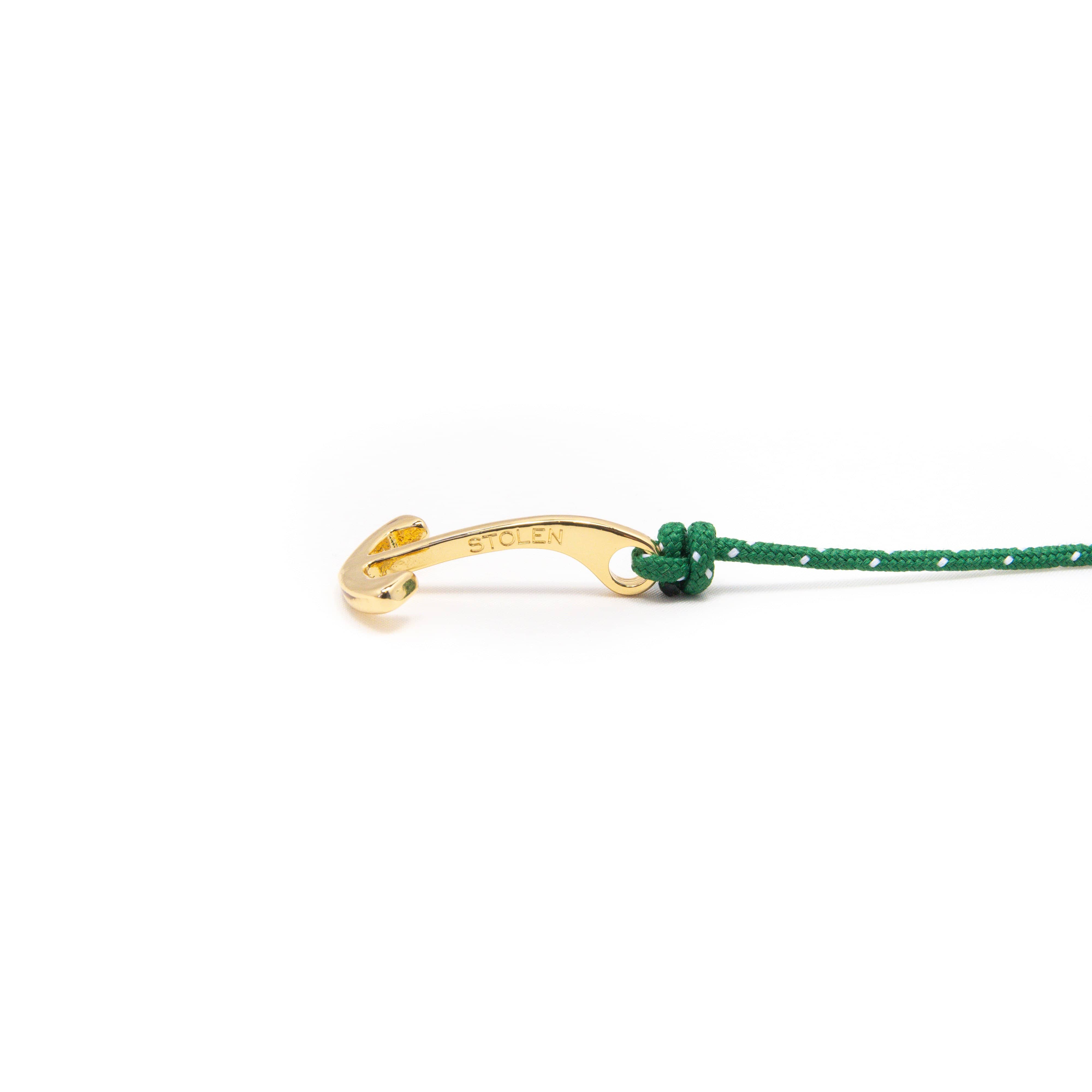 Adjustable anchor bracelet, gold-Wrist Wear-Stolen Riches / CA