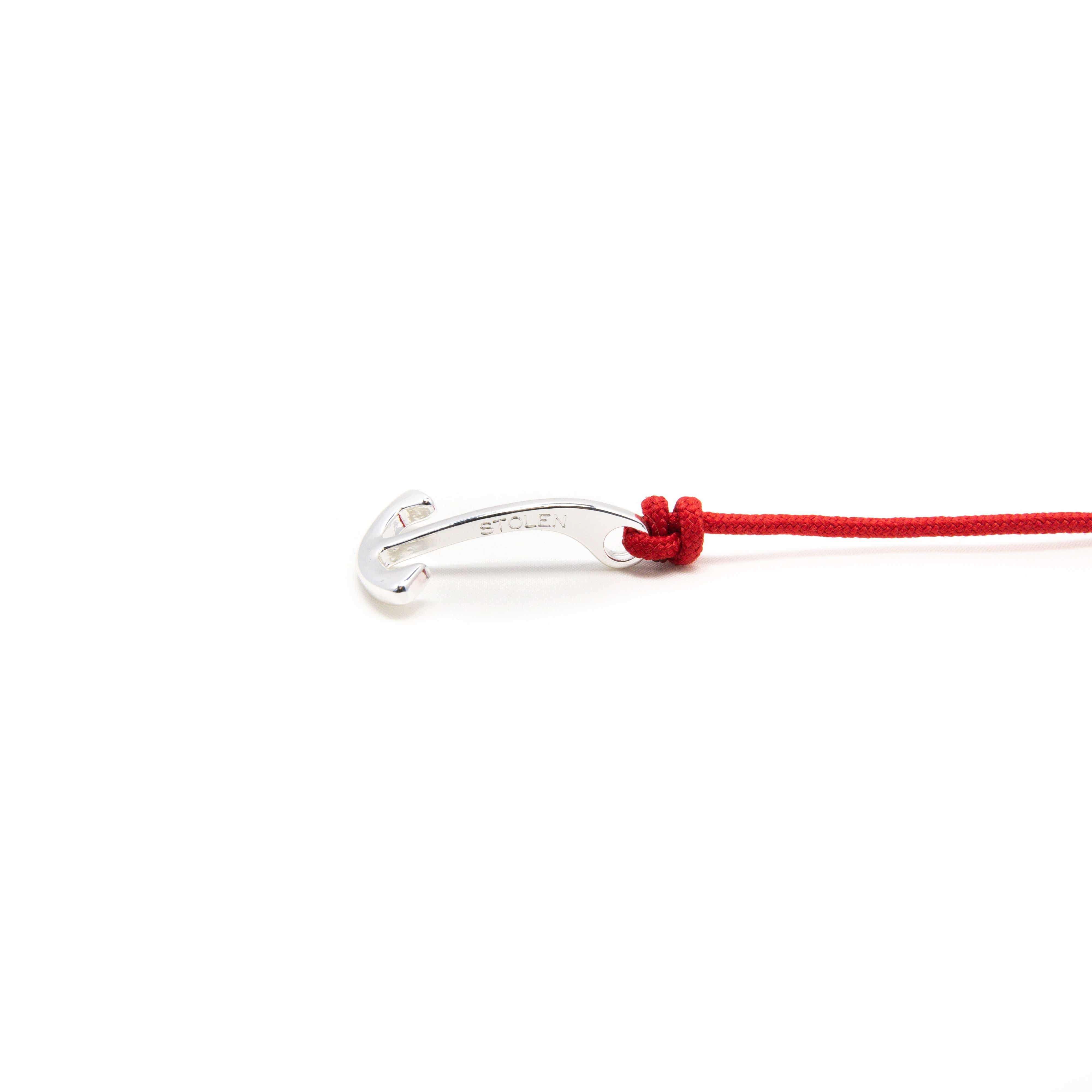 Adjustable anchor bracelet, silver-Wrist Wear-Stolen Riches / CA