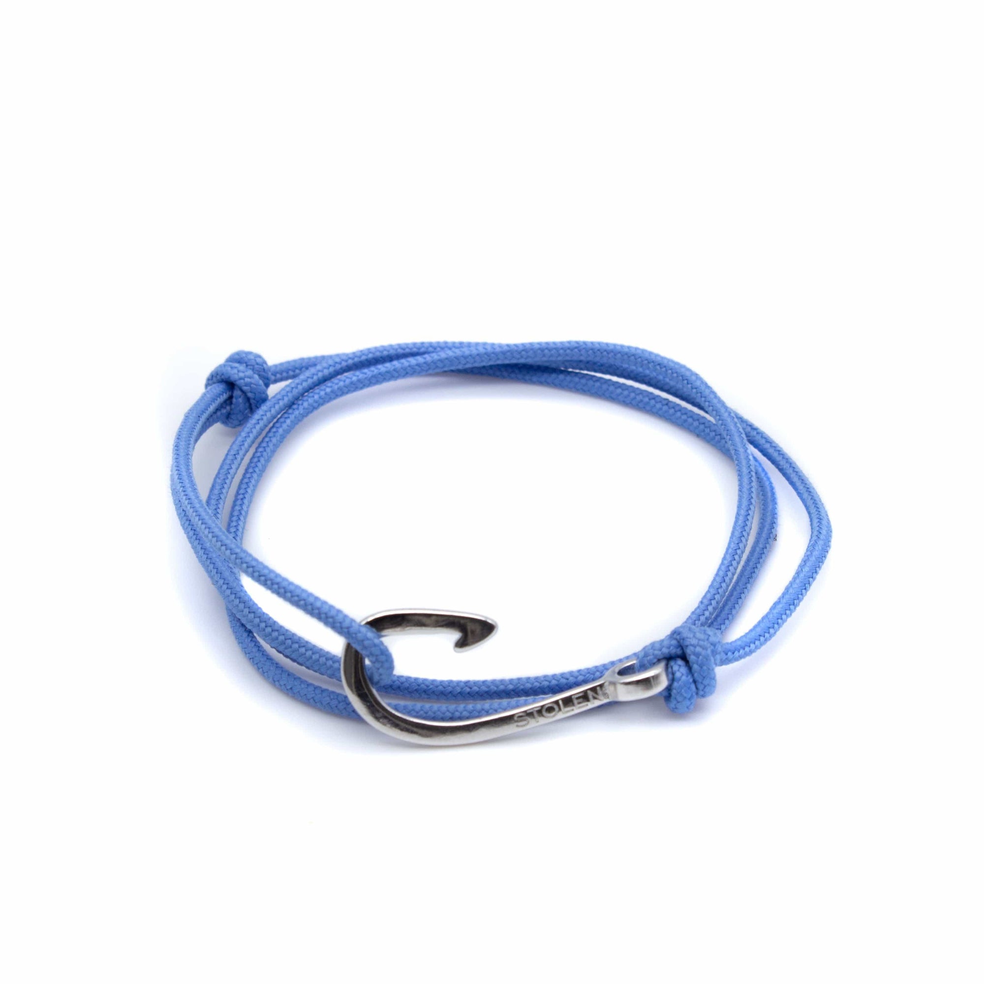Baby Blue Men s Bracelet With Silver Hook Stolen Riches