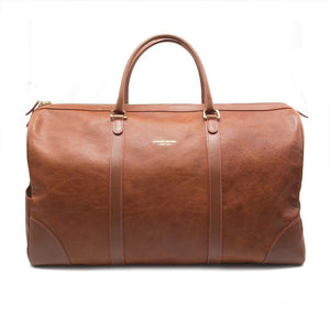 Weekend bag, brown leather