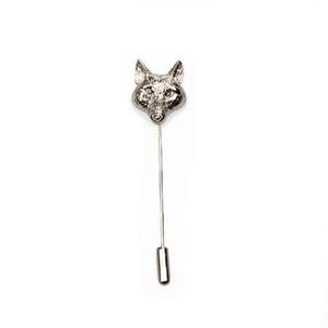 Wolf Head Lapel Pin - Stolen Riches