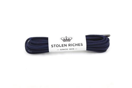 Navy blue laces for boots (Length: 54"/137cm) - Stolen Riches