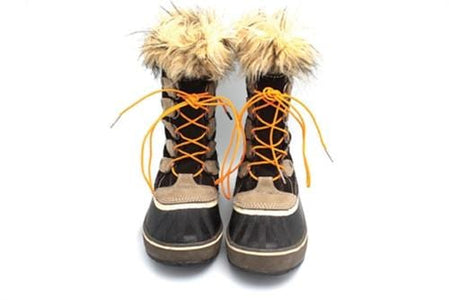 Bright orange laces for winter boots (Length: 72"/183cm) - Stolen Riches