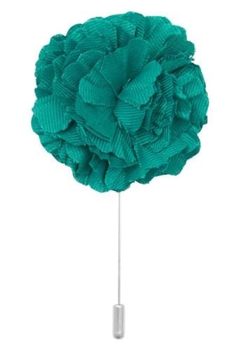 Cotton Lapel Pin - Dark Aqua - Stolen Riches