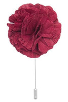 Cotton Lapel Pin - Der Alte Burgundy - Stolen Riches