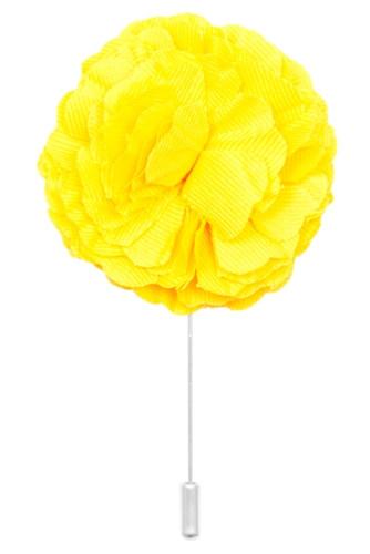 Cotton Lapel Pin - Huckleberry Yellow - Stolen Riches