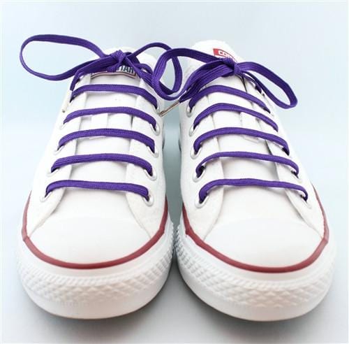 Purple Color Shoe Lace Shoe String with Metal Tips Stolen Riches