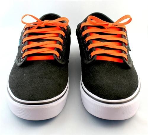 Orange online vans laces