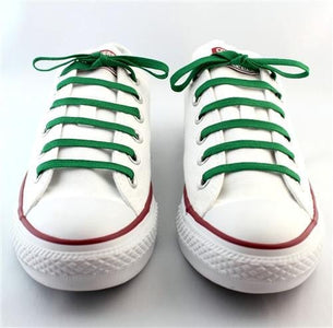 Emerald green laces for sneakers (Length: 45"/114cm) - Stolen Riches